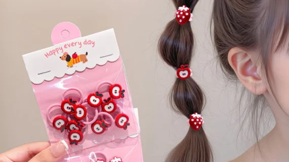 357 karet rambut
